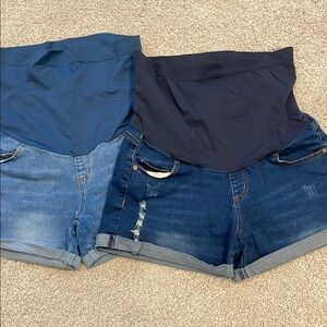 Maternity Denim Women's Jean Shorts